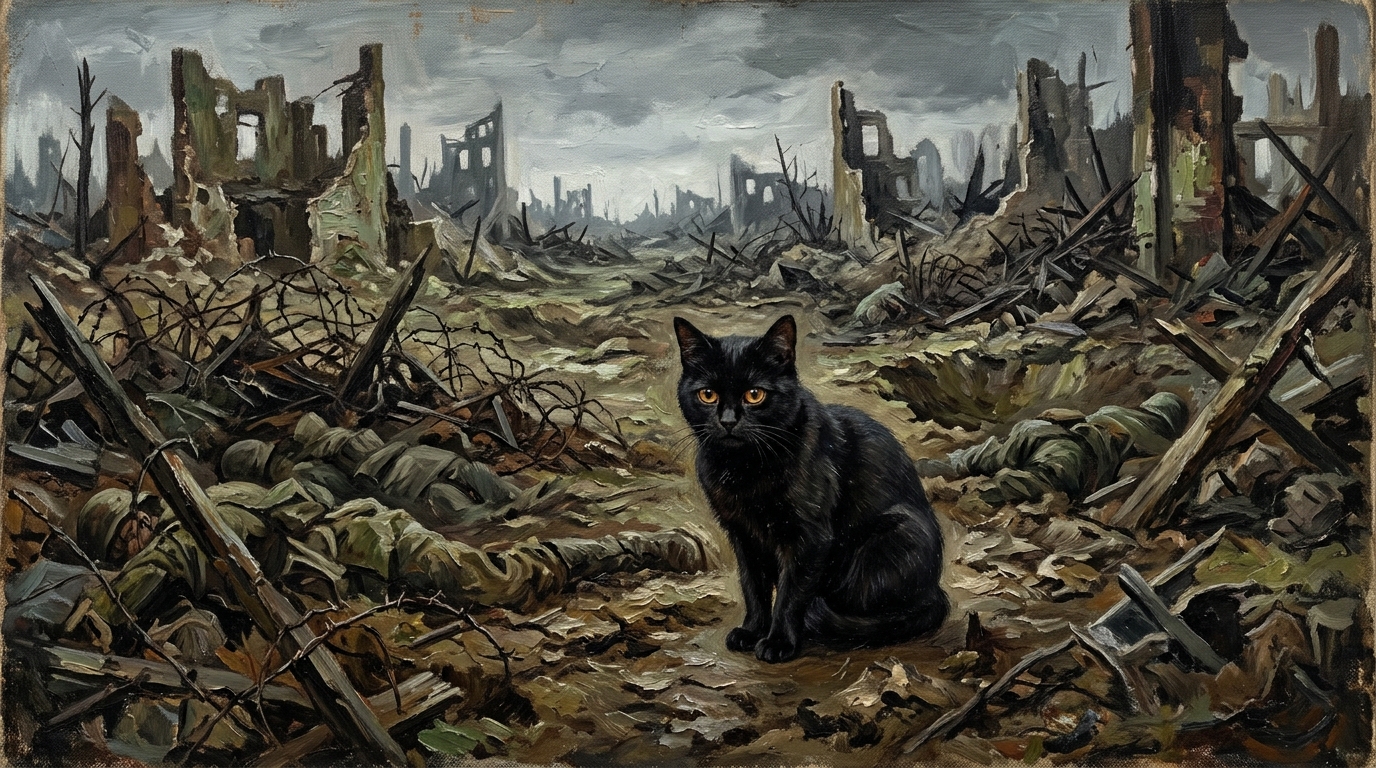 AI-generated historical scene 77: Otto Dix — Der Schützengraben Akina.